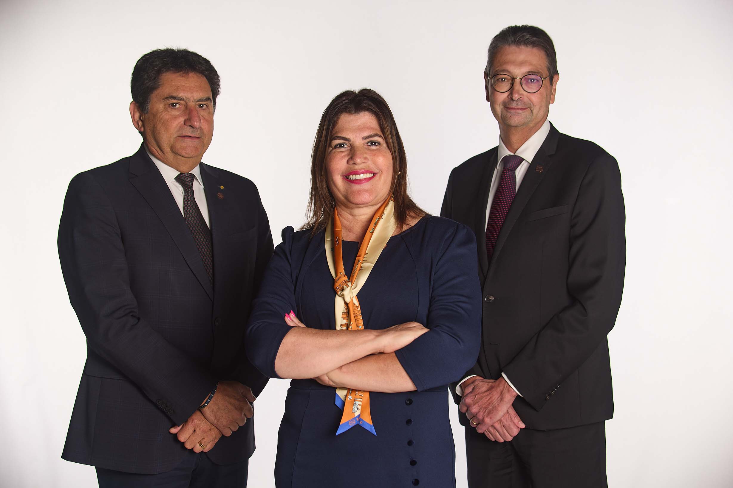 From left to right: Ludovic Gatti, Rose Graffin and Thierry Adam
